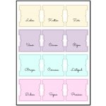 Samolepící štítky Canli - barevné – Zboží Živě