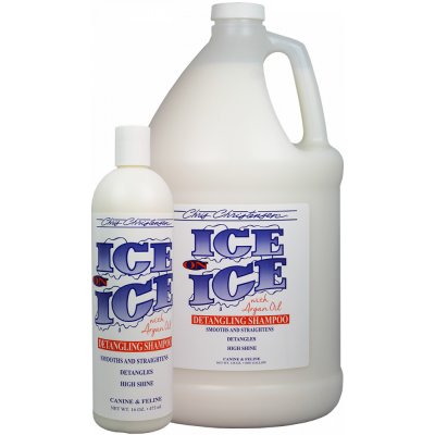 Chris Christensen Rozčesávací šampon Ice on Ice s arganovým olejem-Ice on Ice Detangling Shampoo 470 ml