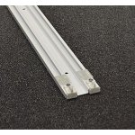 Venda kolejnicová garnýž hliníková komplet Duo 092 click bila 100 cm – Sleviste.cz