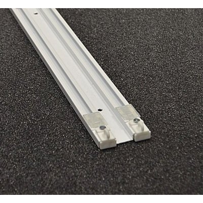 Venda kolejnicová garnýž hliníková komplet Duo 092 click bila 100 cm – Sleviste.cz