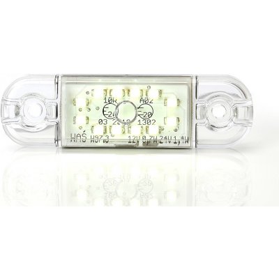 Svítilna poziční přední bílá 12 LED WAS W97.3P – Zboží Mobilmania