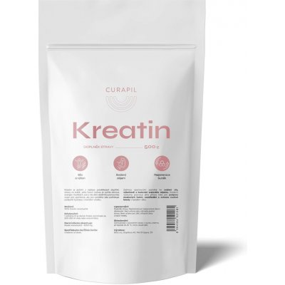 Curapil Kreatin Monohydrát 500 g – Zboží Mobilmania