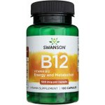 Swanson Vitamín B-12 500 mcg 100 kapslí – Hledejceny.cz
