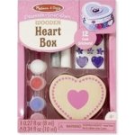 Melissa & Doug Dřevěná krabička k vymalování Srdce – Hledejceny.cz