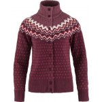 Fjallraven Övik Knit Cardigan W, DARK GARNET – Zboží Mobilmania