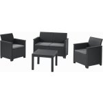 KETER EMMA 2 SEATER Set zahradní, grafit/šedá 17209485 – Zbozi.Blesk.cz