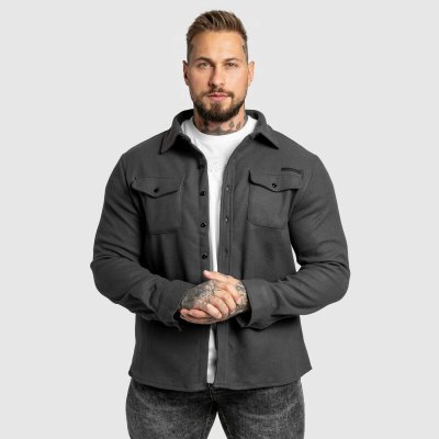 Iron Aesthetics Felted pánská plstěná košile šedá – Zboží Dáma Iron Aesthetics Felted pánská plstěná košile šedá – Zboží Dáma