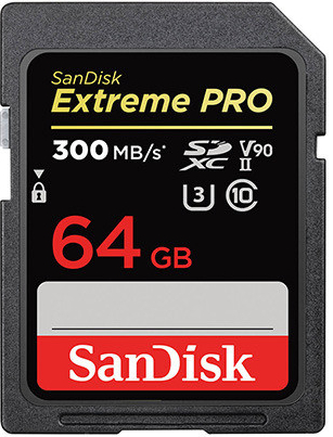 SanDisk SDXC UHS-II 64 GB 121505