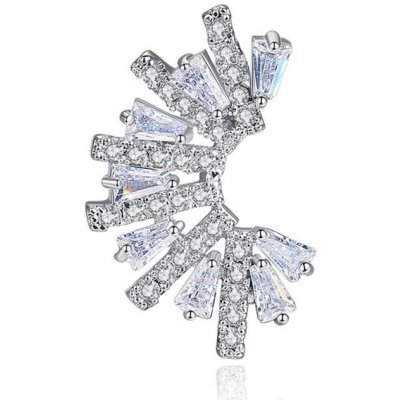 Krista Paulitti Rhodium ozdoby na NailArt TRIPLE AAA ZIRCON SELECTION RHODIUM PLATING Ø 11 MM X 18 MM CLEAR – Zboží Mobilmania