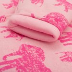 BABY SERVICE Zateplená kojenecká kombinéza s kapucí Sloni růžová – Zboží Dáma