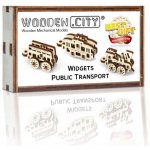 WOODEN CITY 3D puzzle mini sada Widgets: Dopravní prostředky 36 ks – Hledejceny.cz