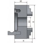 OPTIMUM 3-čelisťové sklíčidlo s centrickým upínáním pr. 200 mm camlock 5 – Sleviste.cz