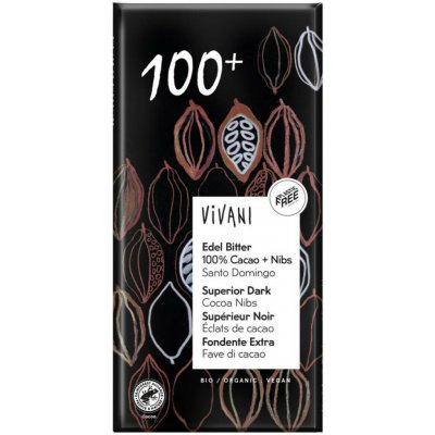 Vivani hořká 100% 80 g – Zboží Dáma