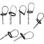 Dlouhý uretrální plug z nerez oceli s prstencem do močové trubice – Zboží Dáma