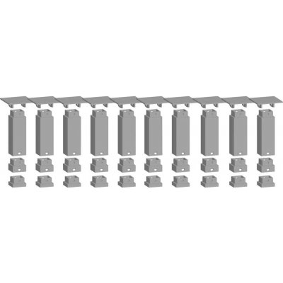 Noch easy TRACK Pillar Set Bottom spodná časť H0 TT N 10 pilierov NO53940 – Sleviste.cz