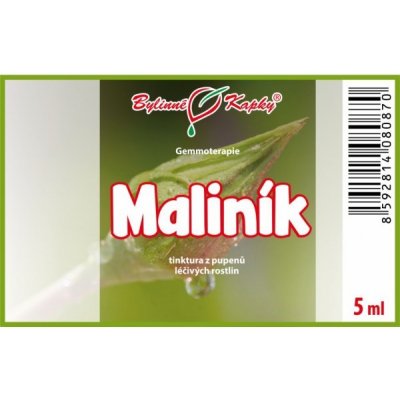 Bylinné kapky Maliník tinktura 5 ml – Hledejceny.cz