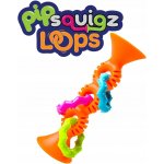 FAT BRAIN chrastítko pipSquiz Loops oranžové – Zboží Mobilmania