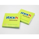 Stick´n Bloček samolepící 76x76 zelený NEON STICK´N /21167/ – Hledejceny.cz