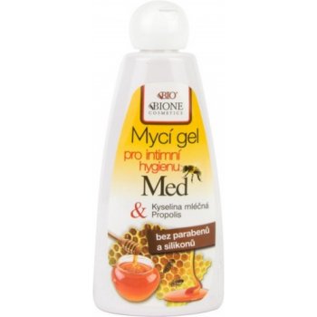 Bione Cosmetics mycí gel pro intimní hygienu med propolis 260 ml