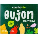 Country Life Bio Bujon zeleninový kostky 66 g – Zboží Mobilmania