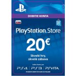 PlayStation dárková karta 20€ – Hledejceny.cz