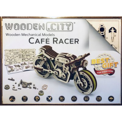 WOODEN CITY 3D puzzle Motorka Café Racer 85 ks – Zbozi.Blesk.cz