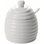 Maxwell and Williams Porcelánová nádobka na med se lžičkou bílá White Basic A AA6233 – Zboží Mobilmania