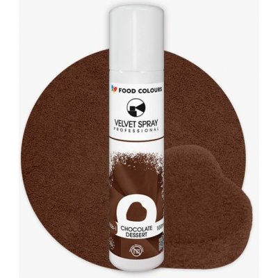 Food Colours sametový sprej Chocolate Dessert 100 ml – Zboží Dáma