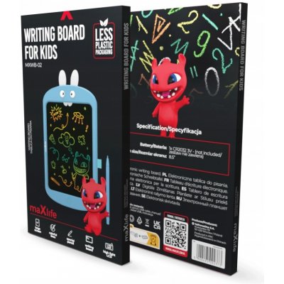 Maxlife dětská psací deska MXWB-02 modrá – Zboží Dáma