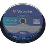 Verbatim BD-R DL 50GB 6x, spindle, 10ks (43746) – Zboží Živě