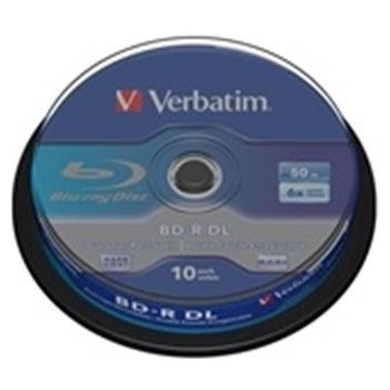 Verbatim BD-R DL 50GB 6x, spindle, 10ks (43746)