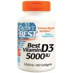 Doctor's Best Best Vitamin D3 5000 IU 180 kapslí – Hledejceny.cz
