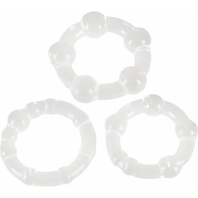 You2Toys - Buď tvrdý! Sada erekčních kroužků - průhledné 3 ks – Zboží Mobilmania