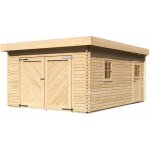 LANIT PLAST dřevěná garáž KARIBU 68284 38 mm natur LG1888 – Sleviste.cz