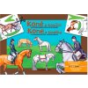 Vystřihovánka a papírový model Koně a koníčci vystřihovánky pro začátečníky