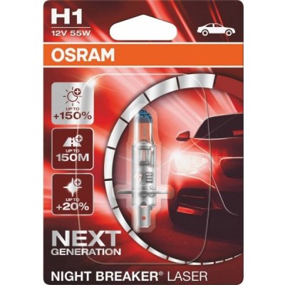 Osram Night Breaker Laser 64150NL H1 P14,5s 12V 55W – Zboží Mobilmania