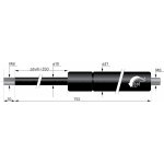 Plynová vzpěra Berthold Marx 755 mm, 600N, 10/21 M8 | Zboží Auto