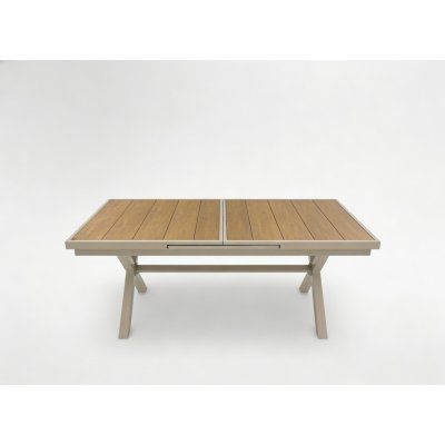 Pro-Tech shop Hliníkový rozkládací zahradní stůl béžový 180/240x90x76cm 80526 – Hledejceny.cz