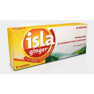 Isla Ginger bylinné pastilky 30 tablet