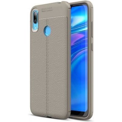 Pouzdro Litchi gelové Huawei Y7 (2019) - šedé – Zboží Živě
