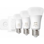 Philips Hue Bluetooth LED White and Color Ambiance set 3ks žárovek plus Hue Bridge můstek plus Hue Switch 8719514291355 E27 A60 9W 1100lm 2000-6500K RGB stmívatelné – Hledejceny.cz