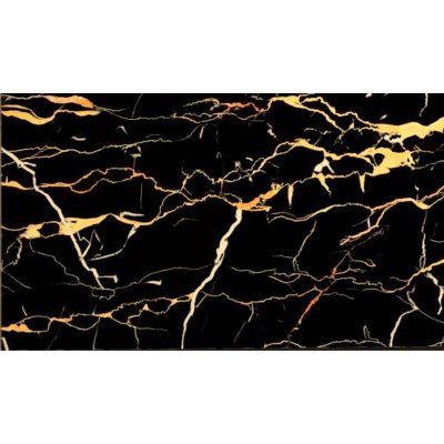 Impol Trade 3D PVC ARS-04 60 x 30 cm, mramor černý s oranžovými detaily 1ks – Zboží Mobilmania