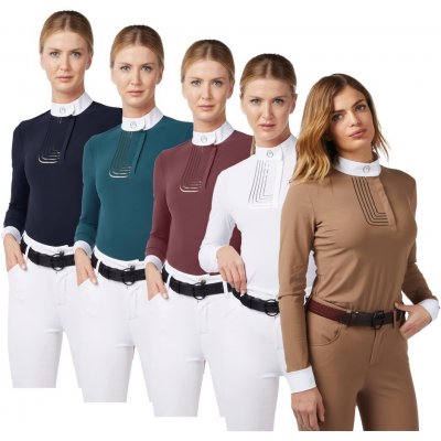 Vestrum Závodní tričko Vittoria s dlouhým rukávem dámské teal – Zboží Dáma