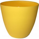 PLASTKON květináč Ella 15 cm žlutý – Sleviste.cz