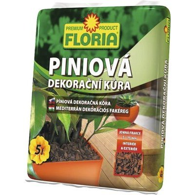 Agro Floria Piniová kůra dekorační jemná 5 l – Zbozi.Blesk.cz