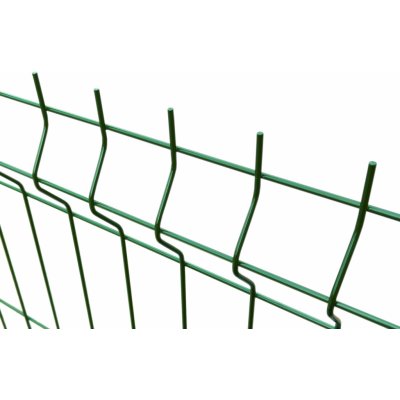 Plotový panel 3D JUPITER – 123 cm, drát 4 mm, zelený – Sleviste.cz