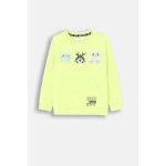 Coccodrillo Tričko s dlouhým rukávem zelený s potiskem a kapsa na přední straně – Hledejceny.cz