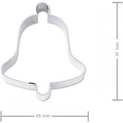 Vykrajovátko zvonek malý 49×57mm - 1 ks – Hledejceny.cz