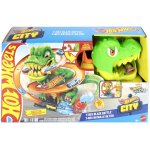 Hot Wheels CITY T-REX ÚTOČÍ NA HASIČSKOU STANICI – Zboží Dáma