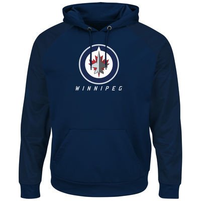 Winnipeg Jets Majestic Penalty Shot Therma Base Hoodie – Zboží Mobilmania